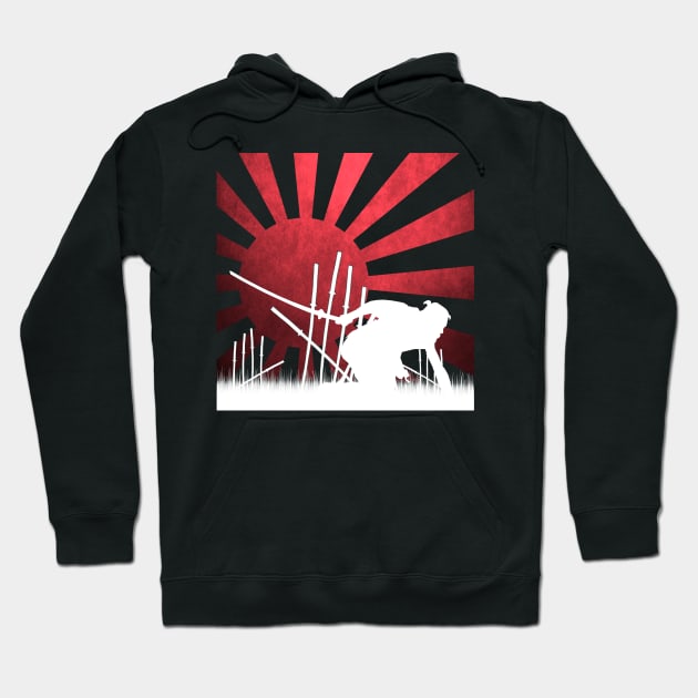 16 Swords-(Seven Samurai) Hoodie by Ironmatter